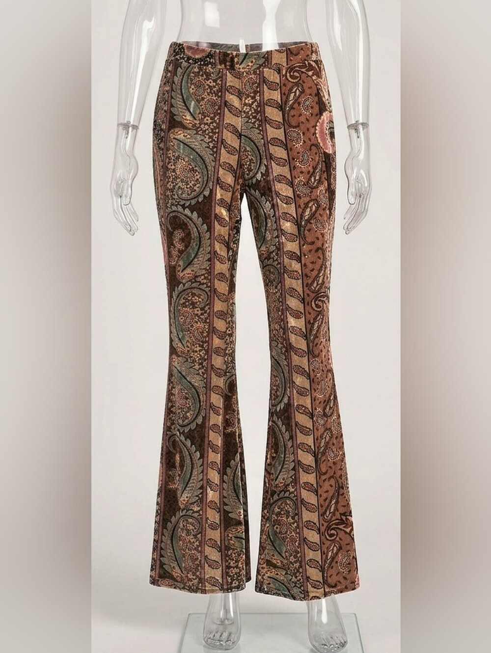 Wanderlux Flare Pants in Brown